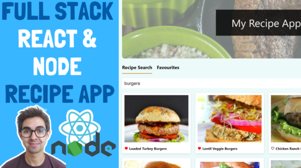 Full Stack Project Tutorial – Create a Recipe App Using React, Node.js and PostgreSQL