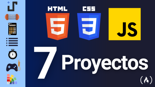 Practice HTML, CSS, and JavaScript in Spanish by Building 7 Projects