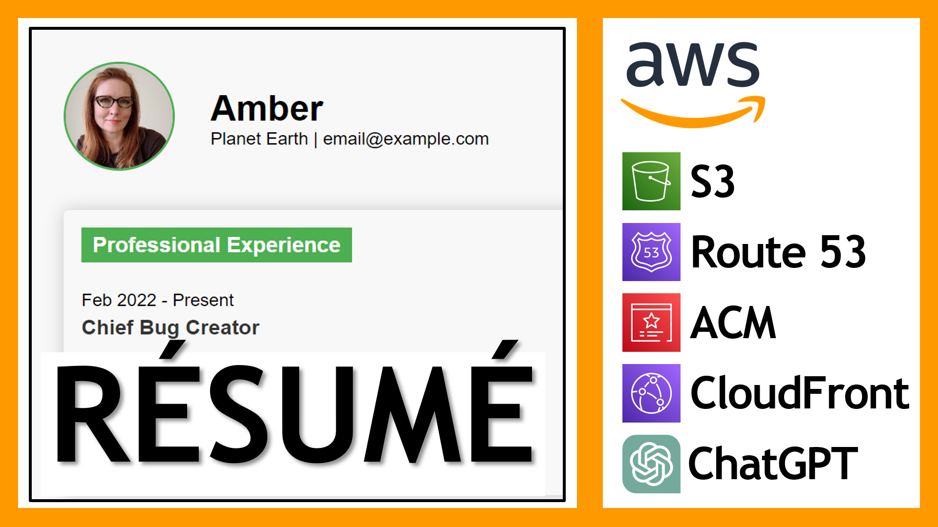 How to Build an Online Résumé on AWS Using S3, Route 53, CloudFront, and ACM