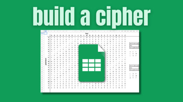 Advanced Google Sheets Concepts – How to Build a Vigenère Cipher