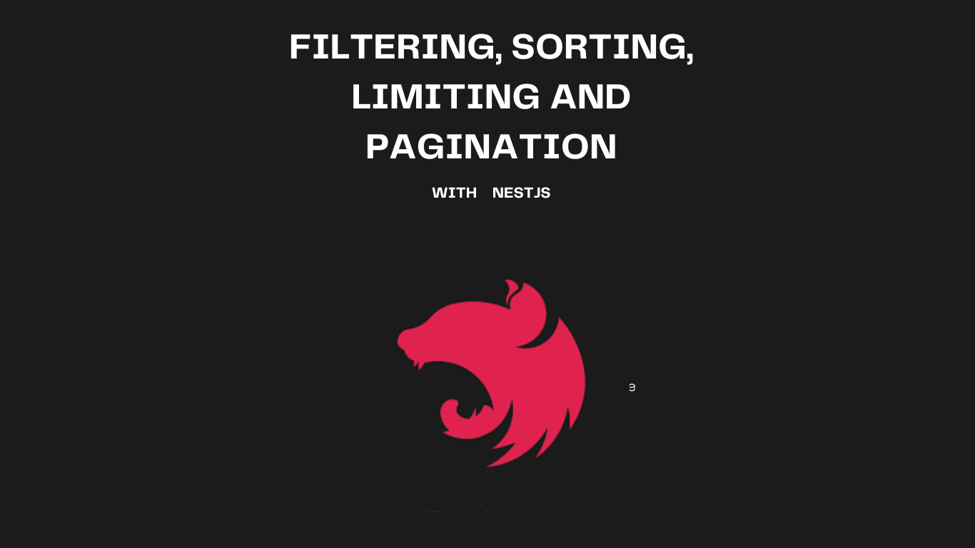 How to Add Filtering, Sorting, Limiting, and Pagination to Your Nest.js App