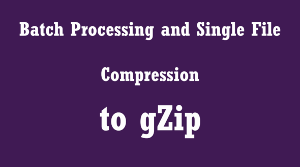 How to Compress Files to “.gz” on the Windows Operating System